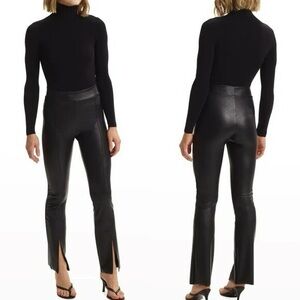 Commando Faux Leather Spit Hem Legging Pants